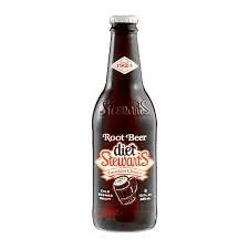 Stewarts Root Beer diet Soda Pop (not for Sale) Stewarts