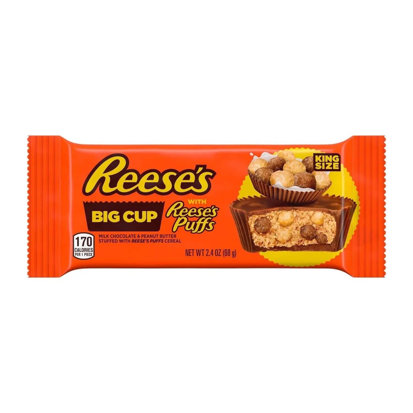 Reese's Big Cup King Size Reese's Puff (79g) Chocolates Reese’s, Trending, trending products