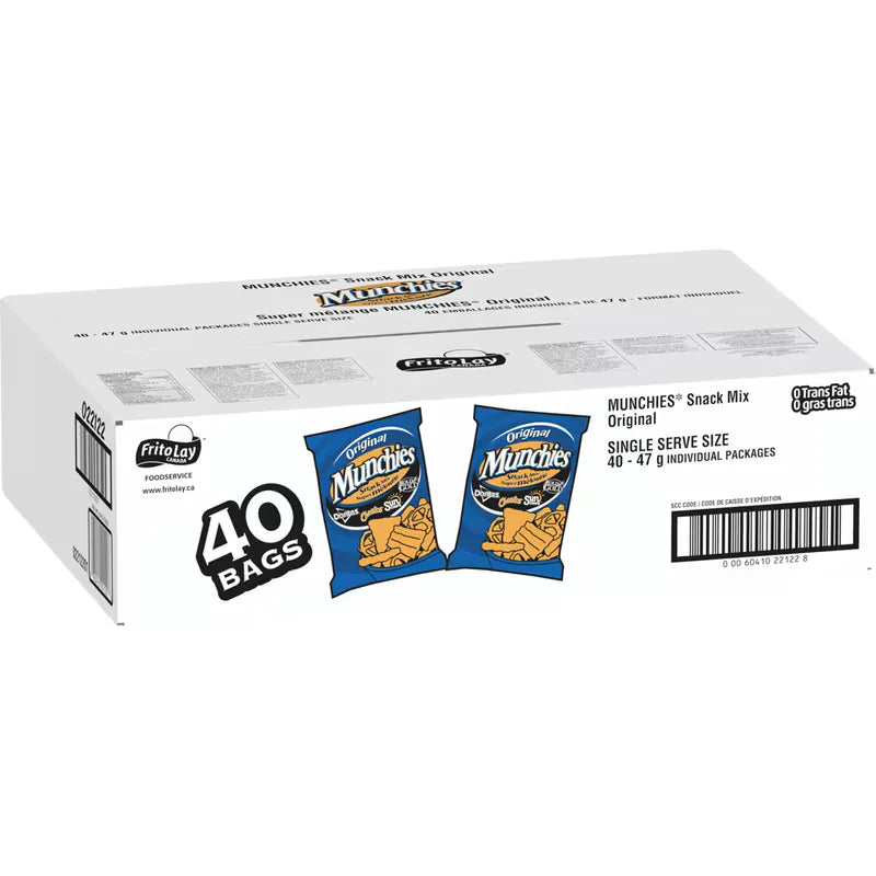 40 Pack Munchies Snack Mix Vending Chips 47g Each Snacks/Chips Munchies ,Trending Products