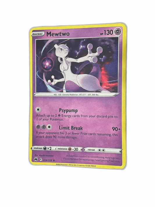 Mewto Pokemon Card Floor Rug/Mat Quirky Stuff Pokemon, TSAGIF