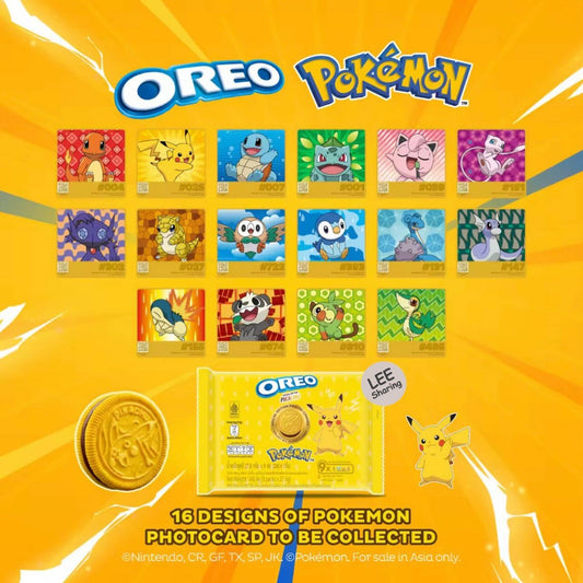 Special Oreo Pokémon Pikachu Yellow Cookie With Pokémon Collectible Card (Best Before Passed) Cookies (not for sale) Oreo, Trending