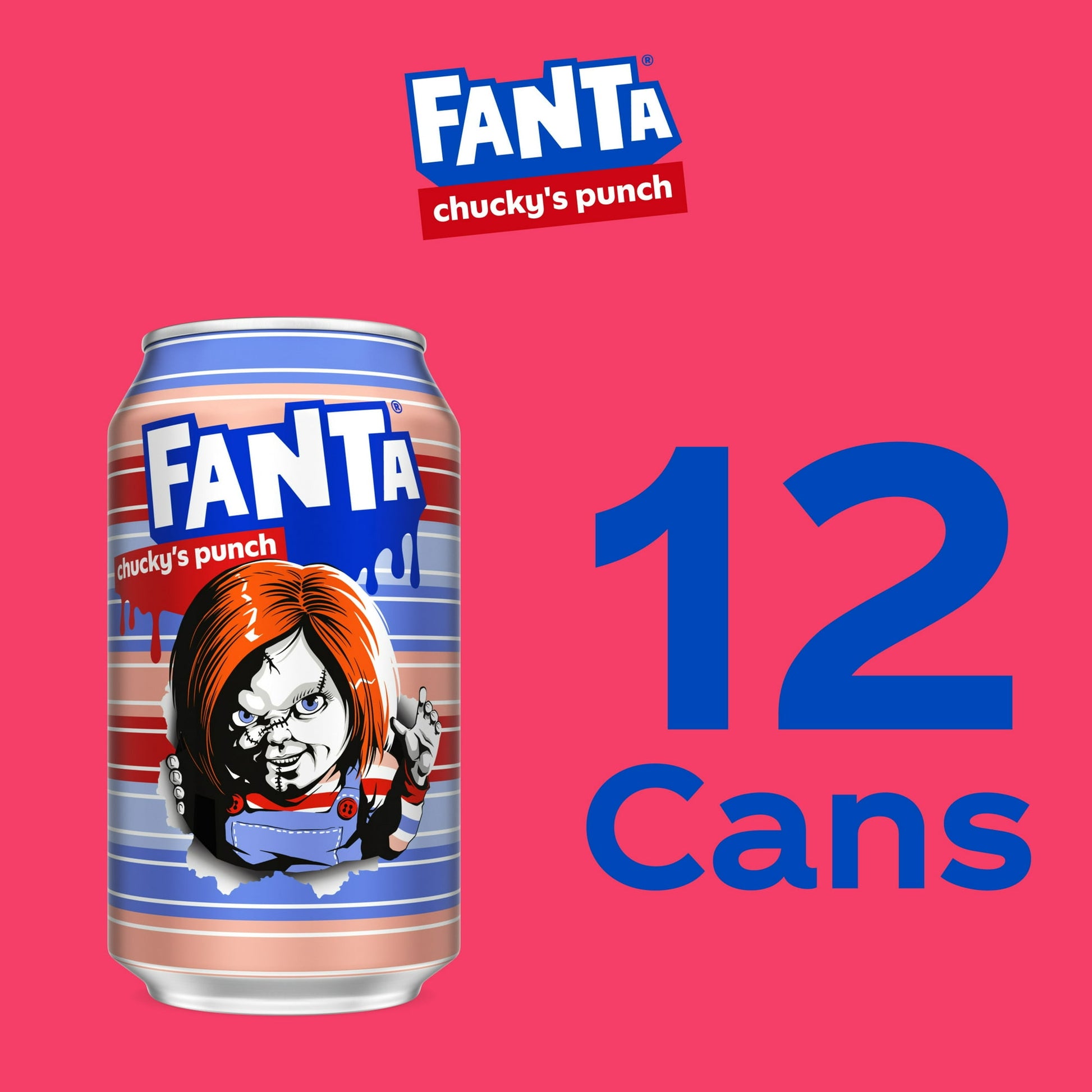 12 Pack Fanta Chucky's Punch Can 12 Oz Fanta, cases, 12 pack, Trending, Bestseller Drinks
