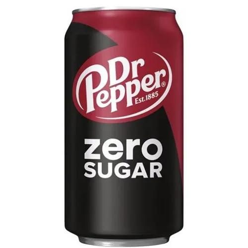 6 Pack Dr Pepper Zero Sugar - Soda Pop from Keurig Dr Pepper company, Cases, 6 Pack, Zero Sugar