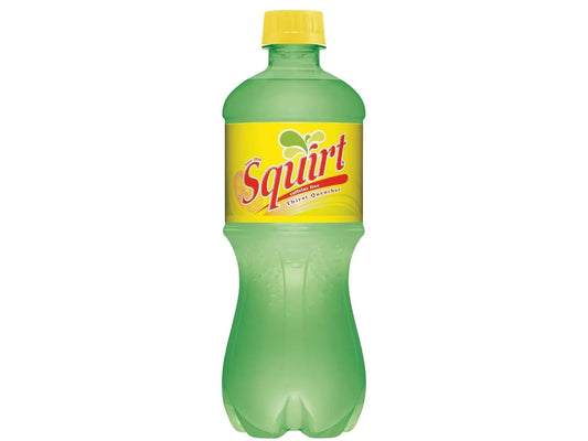24 Pack Squirt Thirst Quencher Soda Pop (not for Sale) Squirt, 24 Pack, Cases