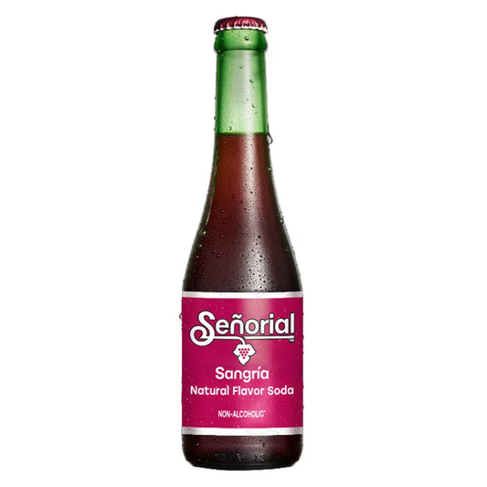 Señorial Sangria Natural Flavor Soda Snack Attack