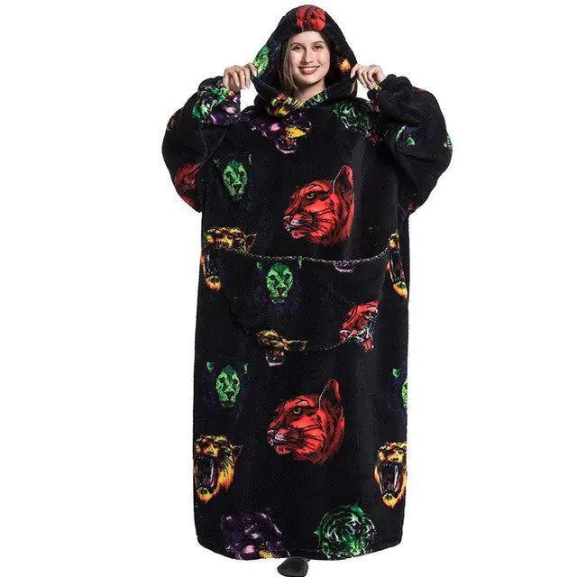 Oversized Wearable Blanket Hoodie