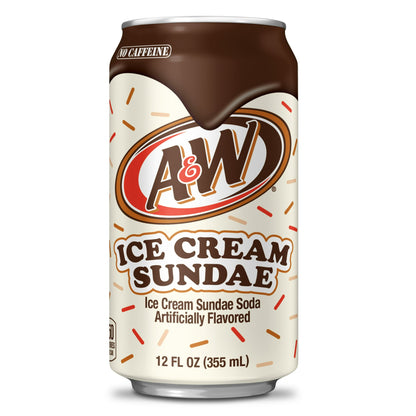12 Pack A&W Ice Cream Sundae Flavor Cans (12 Oz) Soda Pop (not for sale) A&W, Cases, 6 Pack, Latest, trending