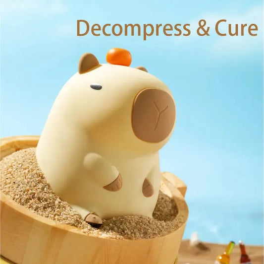 Capybara Adorable Silicone LED Night Lamp Gifts (not for sale) Capybara Adorable Silicone LED Night Lamp