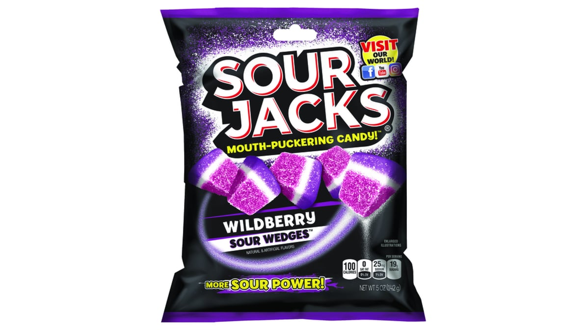 Sour Jacks Wildberry Sour Wedges (142g)