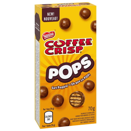 Coffee Crisp Pops Chocolaty Snacks Carton 70g Chocolate Coffee Crisp, latest, Trending Products