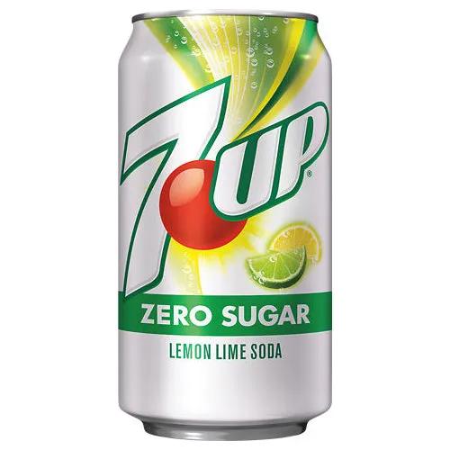 6 Pack 7UP Lemon Lime Zero Sugar - Soda Pop (not for sale) from 7up, Cases, 6 Pack, Zero Sugar
