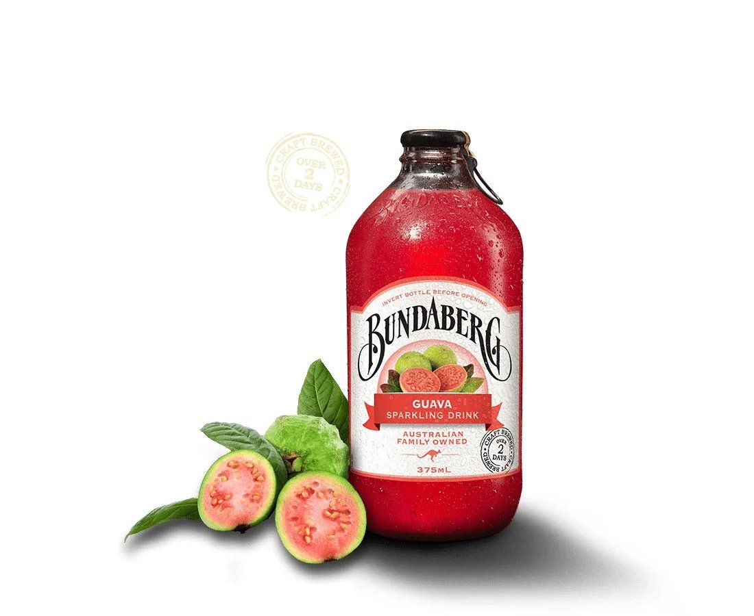 4 Pack - Bundaberg Guava Australian - Soda Pop (not for sale) from Bundaberg, TSAED, trending products