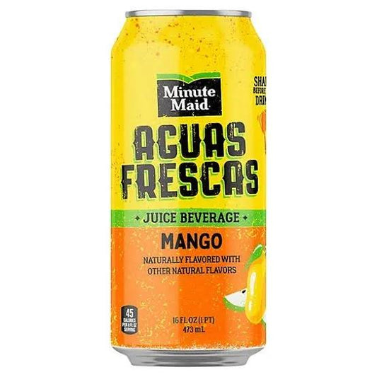 24 pack Minute Maid Aguas Frescas Mango Soda Pop (not for Sale) Minute Maid, 24 Pack, Cases