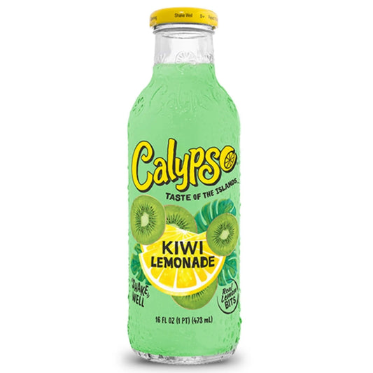 6 pack - Calypso Kiwi Lemonade Soda Pop (not for sale) Calypso, TSAED