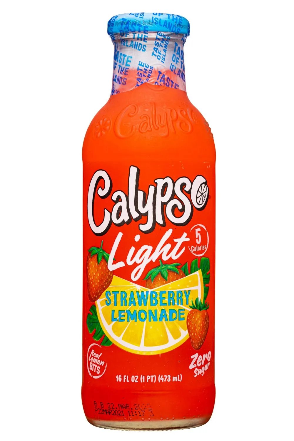 6 pack - Calypso Light Strawberry Lemonade Soda Pop (not for sale) Calypso, TSAED