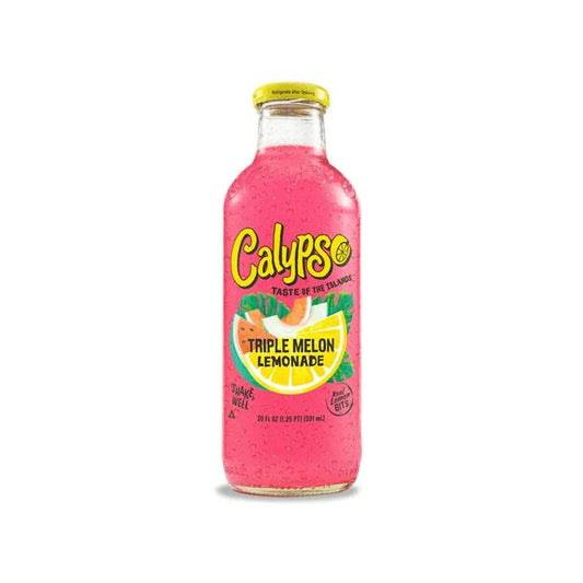 6 pack - Calypso Triple Melon Lemonade Soda Pop (not for sale) Calypso, TSAED