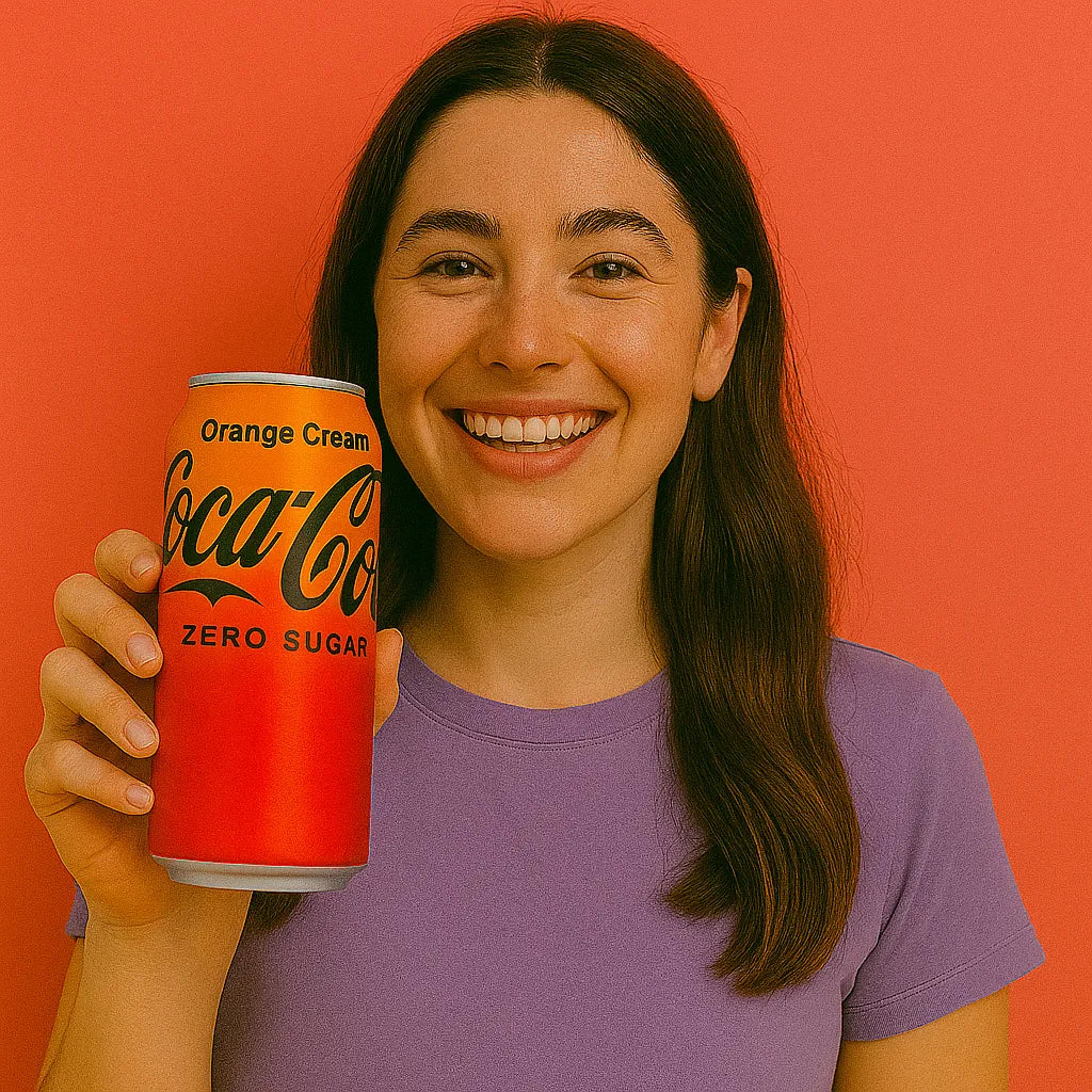 12 Pack Coca Cola Orange Cream Zero Sugar Soda Pop (not for sale) Coca Cola, Cases, 12 Pack, Zero Sugar, Bestseller, Bestseller Drinks