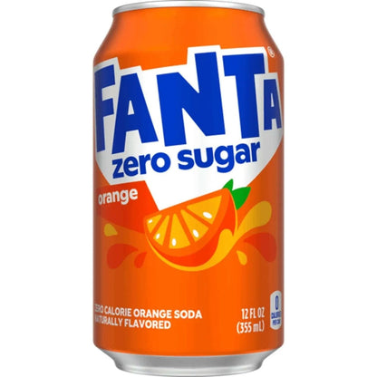 6 Pack Fanta Orange Zero Sugar Fanta, cases, 6 pack, Trending, Bestseller Drinks