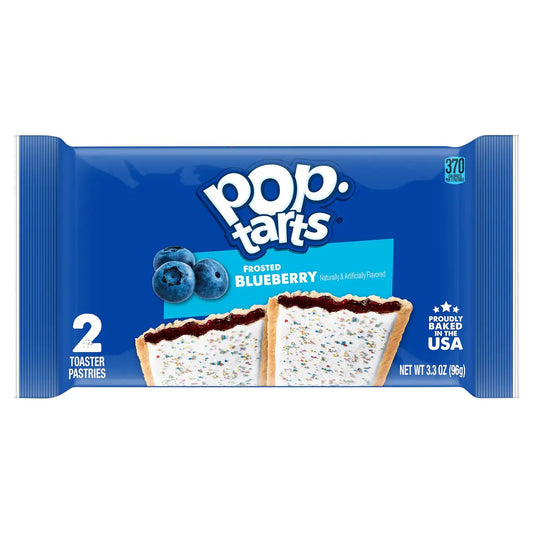 6 Pack Pop Tarts Frosted Blueberry Flavor 2 Pastries (3.3 Oz) Snacks Pop Tarts, Latest, trending