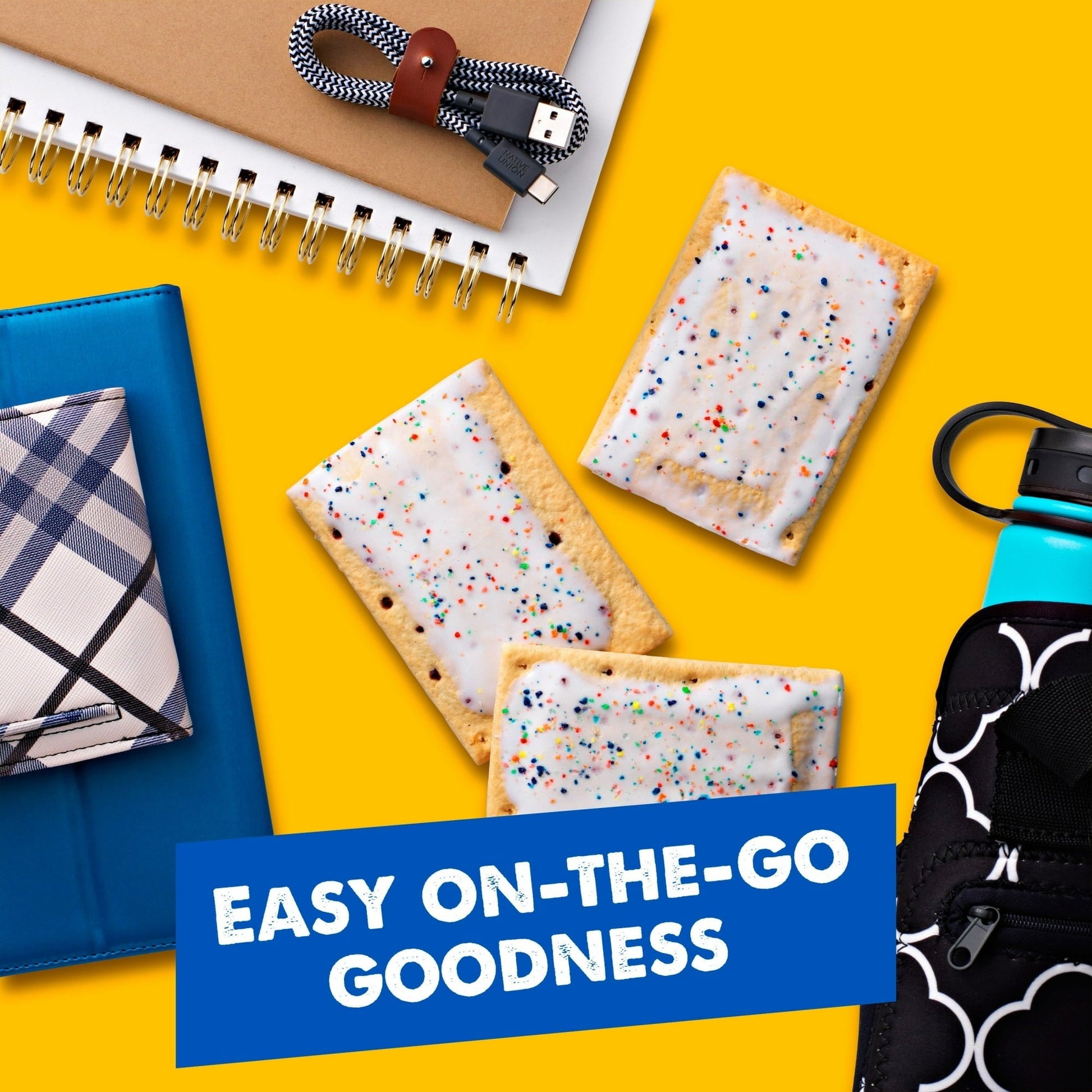 6 Pack Pop Tarts Frosted Blueberry Flavor 2 Pastries (3.3 Oz) Snacks Pop Tarts, Latest, trending