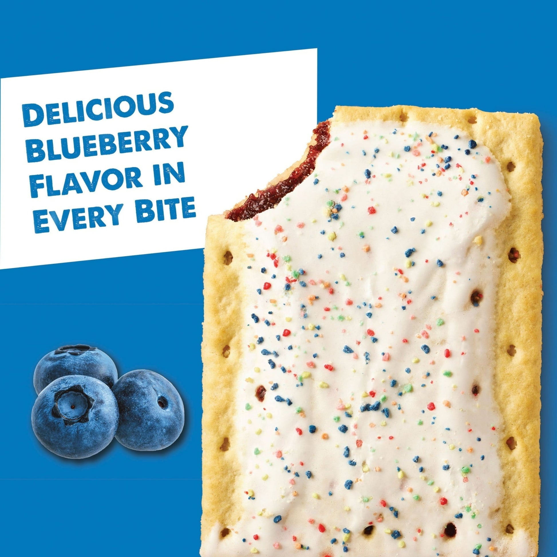 6 Pack Pop Tarts Frosted Blueberry Flavor 2 Pastries (3.3 Oz) Snacks Pop Tarts, Latest, trending