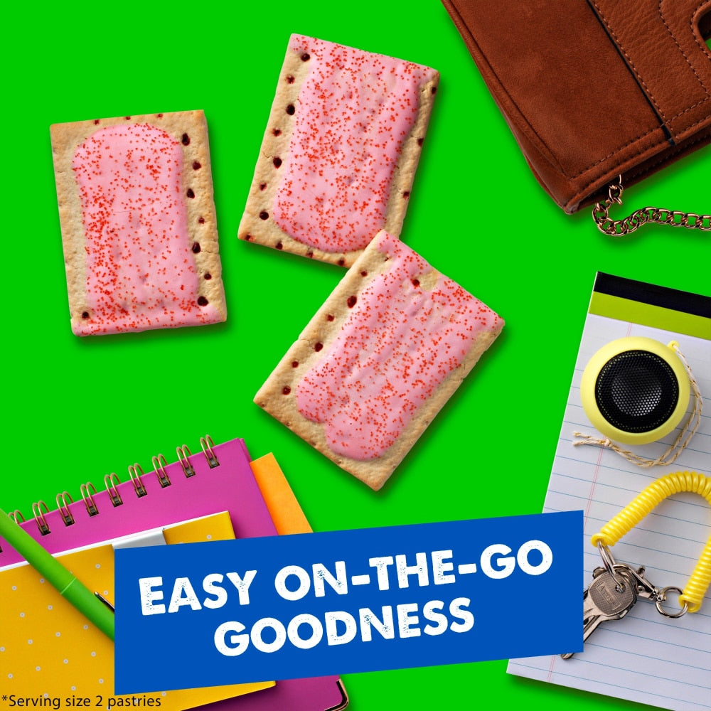 6 Pack Pop Tarts Frosted Cherry Flavor 2 Pastries (3.3 Oz) Snacks Pop Tarts, Latest, trending