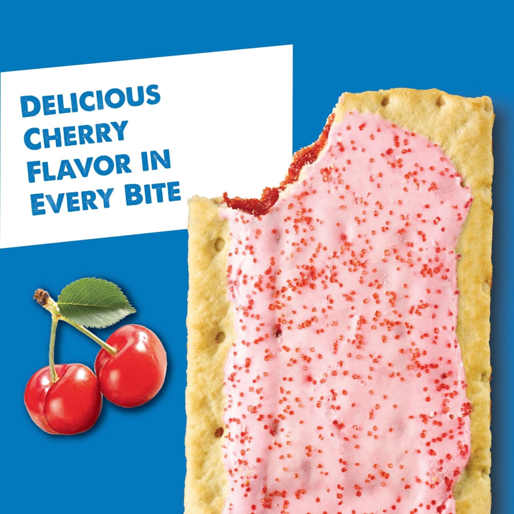 6 Pack Pop Tarts Frosted Cherry Flavor 2 Pastries (3.3 Oz) Snacks Pop Tarts, Latest, trending