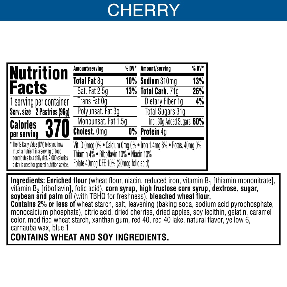 6 Pack Pop Tarts Frosted Cherry Flavor 2 Pastries (3.3 Oz) Snacks Pop Tarts, Latest, trending