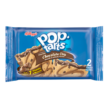 6 Pack Pop Tarts Frosted Chocolate Chip Flavor 2 Pastries (3.3 Oz) Snacks Pop Tarts, Latest, trending