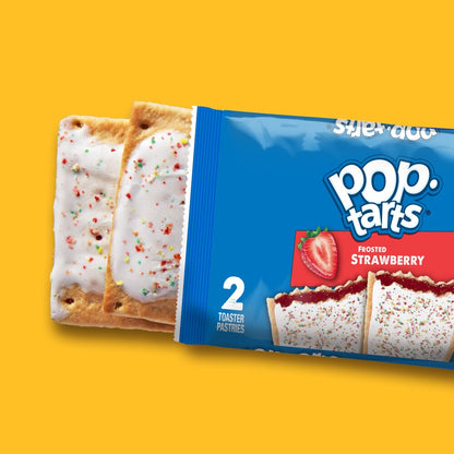 6 Pack Pop Tarts Frosted Strawberry Flavor 2 Pastries (3.3 Oz) Snacks Pop Tarts, Latest, trending