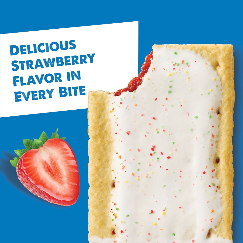 6 Pack Pop Tarts Frosted Strawberry Flavor 2 Pastries (3.3 Oz) Snacks Pop Tarts, Latest, trending