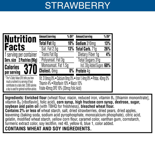 6 Pack Pop Tarts Frosted Strawberry Flavor 2 Pastries (3.3 Oz) Snacks Pop Tarts, Latest, trending