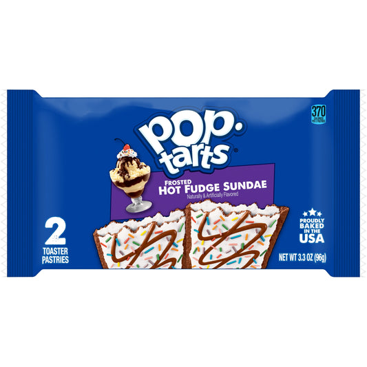 6 Pack Pop Tarts Hot Fudge Sundae Flavor 2 Pastries (3.3 Oz) Snacks Pop Tarts, Latest, trending