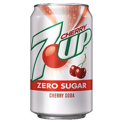 6 Pack 7up Cherry Zero Sugar - Soda Pop (not for sale) from 7up, Cases, 6 Pack, Zero Sugar