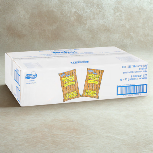 60 Pack Hostess Hickory Sticks Vending Chips 47g Each Snacks/Chips Hostess ,Trending Products