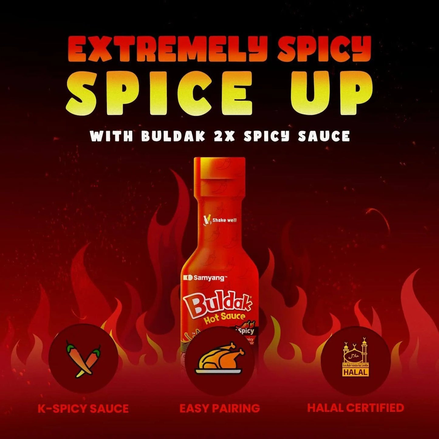 SAMYANG Buldak Hot Sauce 2x Spicy