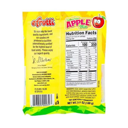E Frutti Gummy - Apple Trio (99g) Candy E Frutti, Trending, trending products