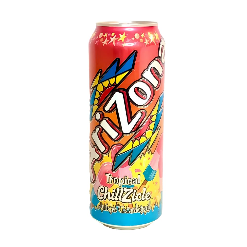 24 Pack Arizona Tropical Chillzicle Cans Soda Pop Arizona, 24 Pack, Cases