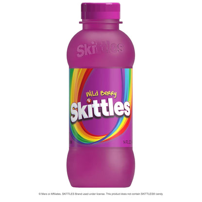 12 Pack Skittle Wild Berry Flavored Drink 14Oz Soda Pop Skittles, trending products, Latest