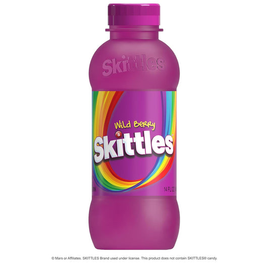 12 Pack Skittle Wild Berry Flavored Drink 14Oz Soda Pop Skittles, trending products, Latest