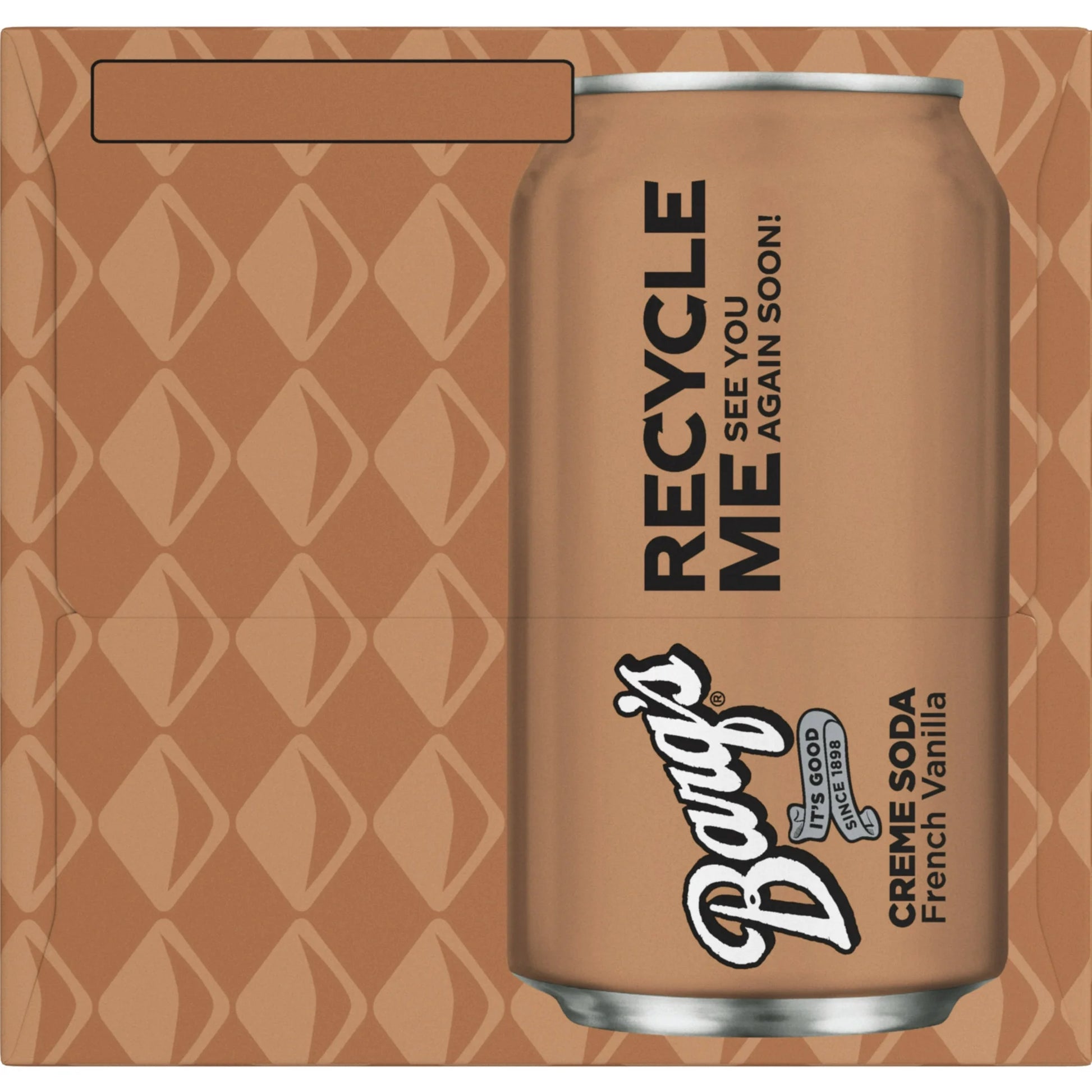 12 Pack Barq's French Vanilla Cream Soda Soda Pop Barqs, TSAED, cases, 12 Pack, Bestseller Drinks