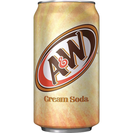 6 Pack A&W Cream Soda - Soda Pop (not for sale) from A&W, Cases, 6 Pack