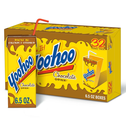 32 Pack YooHoo Chocolate Drink Tetra Pack Soda Pop (not for Sale) YooHoo, 32 Pack, Cases, trending products, usabestseller, cabestseller