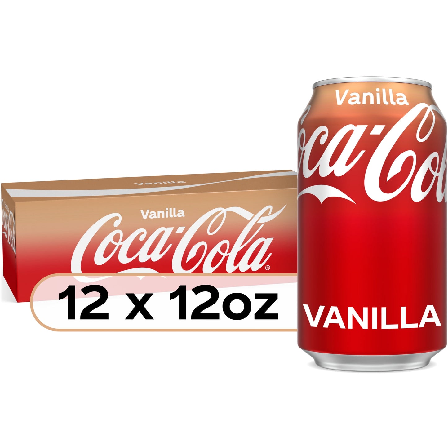 12 Pack Coca Cola Vanilla Soda Pop (not for sale) Coca Cola, TSAED, cases, 12 Pack, Bestseller Drinks