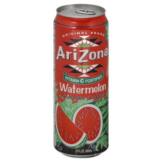 Arizona 24 Pack Watermelon Fruit Juice Cocktail Drink Soda Pop (not for Sale) Arizona, 24 Pack, Cases