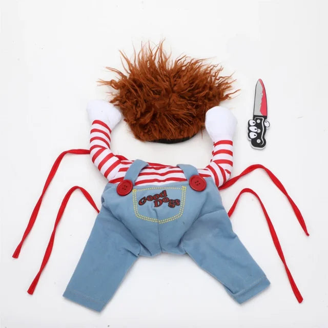 Funny Halloween Chucky Pet Dog Costume