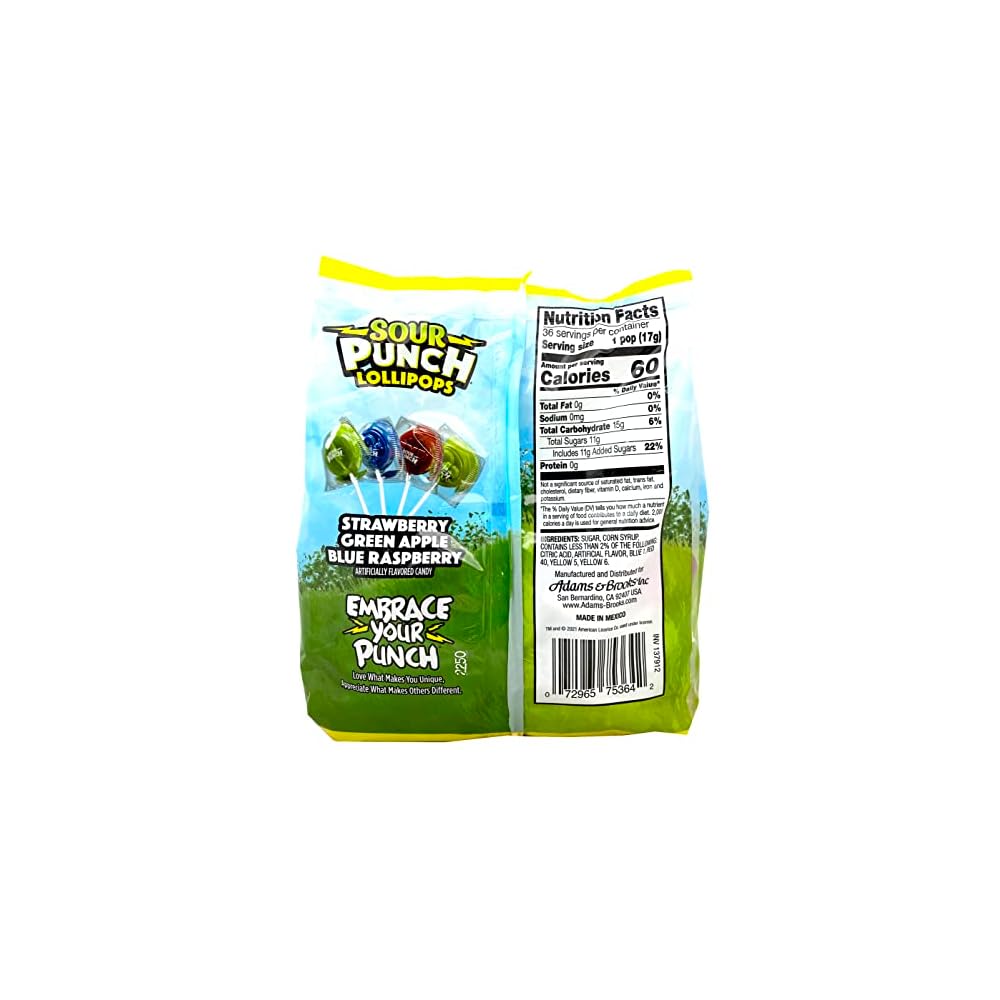 Sour Punch Lollipops Mix (17g)