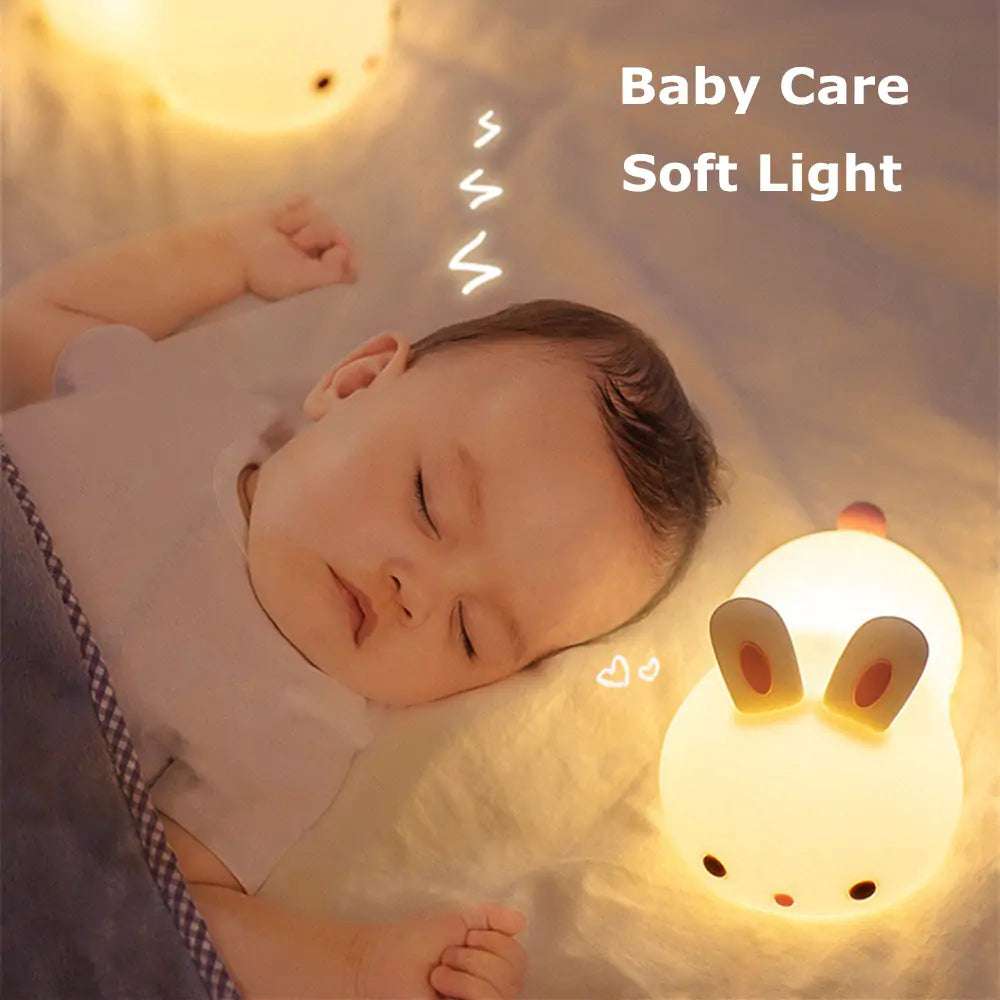 Touch me Bunny LED Night Lamp