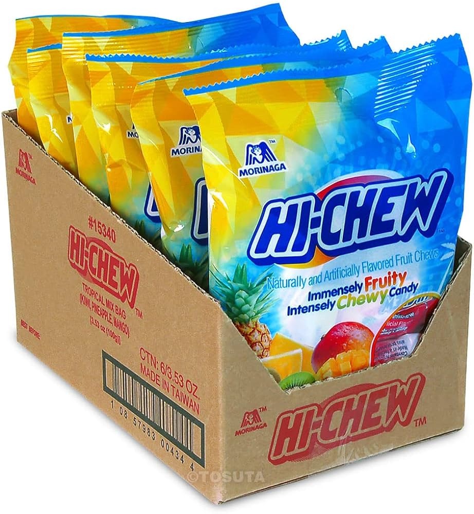 6 Pack Hi-Chew Tropical Mix