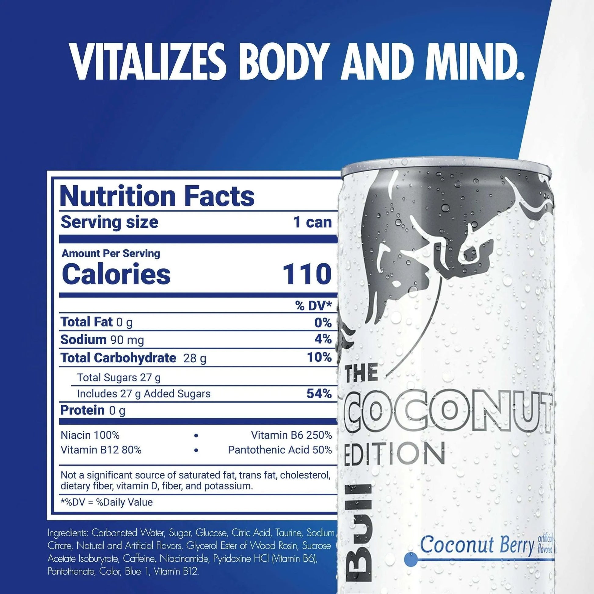 Red Bull Usa Drink Coconut Edition - Coconut Berry 12 Pack - Soda Pop from Redbull, Trending, Latest Products